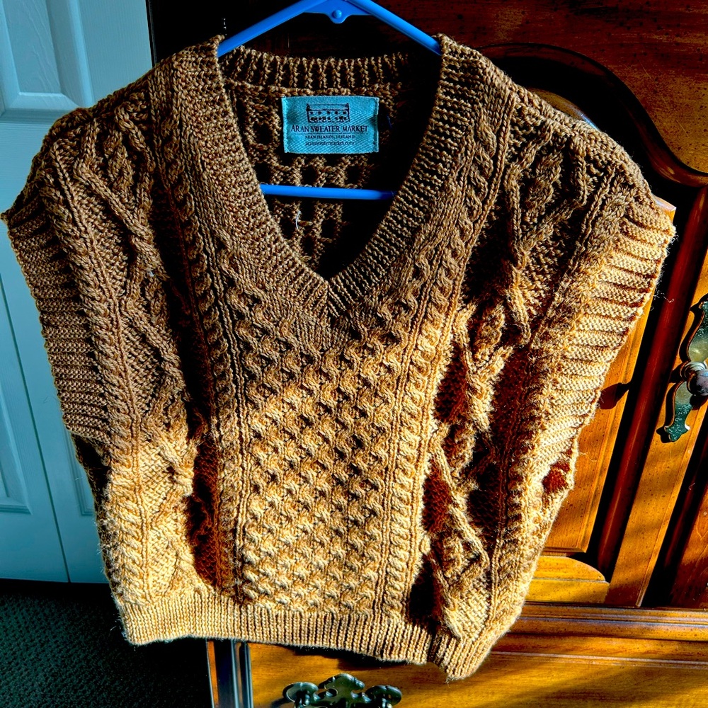 Wool sweater vest